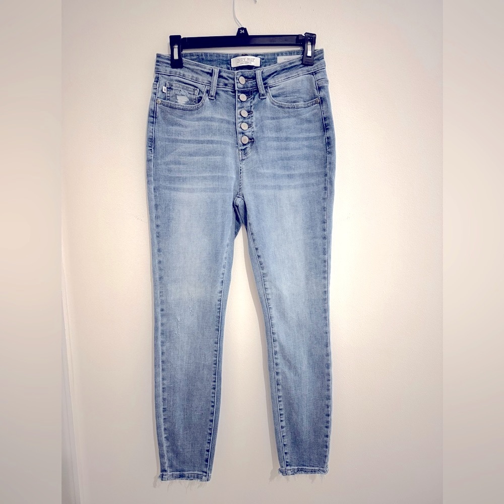 Judy Blue Skinny Button Up - 5/27